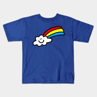 Happy Rainbow Cloud Kids T-Shirt